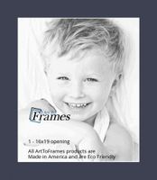 ArtToFrames MAT-168-16x19-Blue Midnight Blue Jay Custom Mat, 16x19,