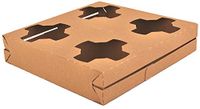 4 Cup Kraft Drink Carrier for 6-32 oz Cups Great for All Your Beverage Needs by MT Products (15 Pieces)