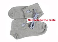 5 Pairs Silver Conductive Massage Socks for Tens/Ems Machines to Stimulate Blood Circulation