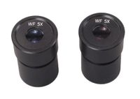 OMAX A Pair of WF5X/20 WideField Eyepieces with 30.5mm Mount Size for Stereo Microscopes