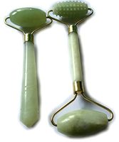 Acupress Jade Roller Massager Face and Neck Skin Slimming Massager Beauty Tools (TypeA&E)
