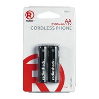 RadioShack 2500mAh"AA" Ni-MH Batteries, 1.2V/2500mAh (2-Pack) 2302313