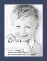 20x27 Deep Blue / Midnight Blue Custom Mat for Picture Frame with 16x23 opening size (Mat Only, Frame NOT Included)