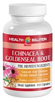 Echinacea Root - ECHINACEA and GOLDENSEAL Root - Powerful antioxidant (1 Bottle)