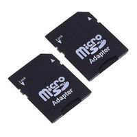 LOadSEcr's Power Plug Adapter - International Travel Converter,2 Pcs Micro SD TransFlash TF Card to SD SDHC Memory Card USB Chargers