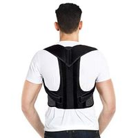 Posture Corrector for Men, Back Support Back Brace Upper Back Posture Correction with Adjustable Waist Belt and Shoulder Straps for Women Teenagers, Improve Posture and Relieve Back Pain (XXL)