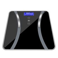 Jentouzz Electronic Scale Mini Accurate Practical Body Bathroom Fat Scale Display Seven Ttems of Data 180KG/400 Pounds (Back B)