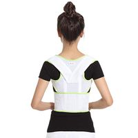 Jmung Full Back Brace Shoulder Posture Correction Improved Posture, Shoulders, Slouching Pain Provides Additional Back Support,XXL