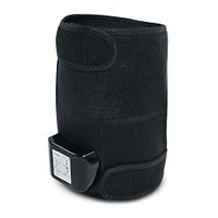 Massaging Heated Knee Brace Wrap Support Comfortable Heating Knee Pads Knee Massager for Pain Relief Heated Vibration Knee Brace Adjustable Heated and Massage (Color : Black, Size : Free Size)