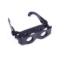 MeanHoo Black Portable Glasses Style Magnifier Telescope Binoculars For Fishing Hiking Concert