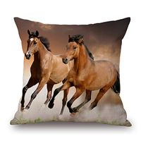 My Massage Pillow- Pressure Activated Massage, Vibrating Massage Pillow, Mymassagepillow Helps Relieve Back Pain and Foot Pain, Great for Circulation!- Horses Design