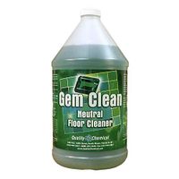Gem Clean - a Neutral Floor Cleaner Concentrate Designed for All Floor finishes or Polished Marble.-1 Gallon (128 oz.)