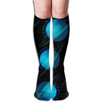 Uranus Lover Women Cotton Fashion Over The Calf Socks