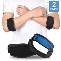 BrilliStar 2 Pack Elbow Brace | Tennis Elbow Brace with Compression Pad for Women and Men Golfers Elbow Brace for Tendonitis Weightlifting Pain Relief