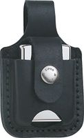 Zippo Lighter Pouch Black Leather
