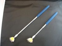 The Hand Extendable Metal Back Scratcher with Cushion Grip 2 Pk