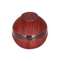 Alixyz Air Aroma Essential Oil Diffuser LED Ultrasonic Aroma Aromatherapy Humidifier (Brown)