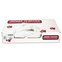 Industrial Strength Commercial Can Liners, 60 gal, .9 mil, White