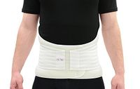 ITA-MED Improved Extra Strong Lower Back Support (12" Wide) Xlarge White