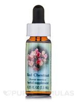 Flower Essence Services Healing Herb Supplement Dropper, Red Chestnut, 0.25 Fluid Ounce