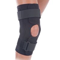 RolyanFit Wraparound Hinged Knee Brace, Comfort Wrap Knee Support & Stabilizer for Right or Left Leg, Supports Knee Joints & Muscles for Sports Wear, Low Profile Hinges & Secure Straps, Large