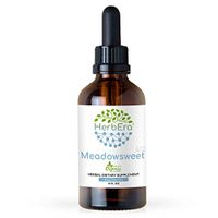 Meadowsweet A120 Alcohol Herbal Extract Tincture, Super-Concentrated Organic Meadowsweet (Filipendula Ulmaria) Dried Herb (4 fl oz)