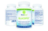 GLUCOFIX: Blood Sugar Support Supplement - 120 Vege Caps- Maintains Healthy Glucose Metabolism and Immune Function, and Provides Anti-oxidant Support - With Berberine and Cinnamon