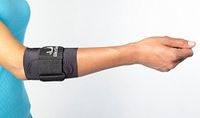 Hypoallergenic Elbow Band with Compression Pad and Supportive Strap for Pain Relief from Tennis Elbow and Golfer's Elbow - by BioSkin (XXLarge)