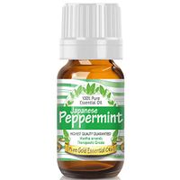 Pure Gold Japanese Peppermint Essential Oil, 100% Natural & Undiluted, 10ml