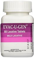 Evac U Gen Laxative Tablets, 80 Count