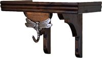 CPAP"Charlie" Shelf Single Dark Walnut Dragonfly