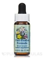 Flower Essence Services Five-Flower Formula, 0.25 Ounce