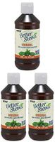 NOW Food fbgt BetterStevia Liquid, 3 Pack of 8 Ounce