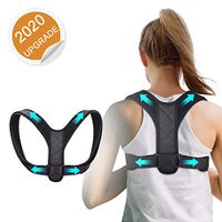 ANCROWN Posture Corrector For Men/Women, Upper Back Brace For Clavicle Support, Adjustable Straightener Providing Pain Relief From Neck, Back and Shoulder (Universal)