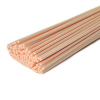 Simoutal 50pcs Fiber Reed Diffuser Sticks for DIY Essential Oil Aroma Diffuser Sets Beige 10 Inch x 4mm