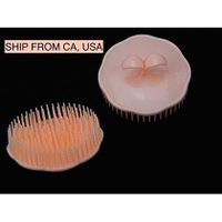 2 Pcs Hair Head Body Scalp Washing Massager Shampoo Brush