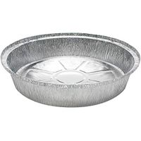 Karat AF-CR09 9" Round Aluminum Containers (Case of 500)