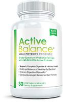 Active Balance Probiotic 50 Billion CFUs: Pharmacist Recommended Probiotics for Women and Men | Shelf Stable Acidophilus Supplement | Ease Bloating, Supports Digestive, Colon & Gut Health, 30 Caps