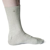 Pair of Conductive Silver Massage Socks with Adapter Lead Wires for Tens/EMS Machine
