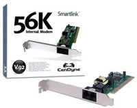 CenDyne Smartlink SL2801 56K V.92 PCI Data/Fax Modem
