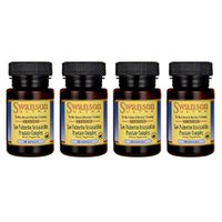 Swanson Saw Palmetto/Astaxanthin Prostate Complex 200 Milligrams 60 Sgels (4 Pack)