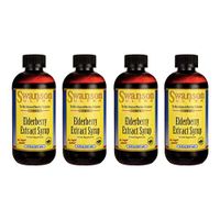 Swanson Elderberry Extract Syrup Immune Support Sambucus 8 fl oz Liquid 4 Pack