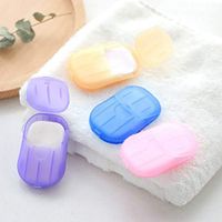 Panzisun 100PCS Alcohol Free Hand Washing Soap Sheets Disposable Portable No Rinse Foam Flakes Washing Cleaning Tool Disinfectant Cleaner House Supplies Hand Face Health Care (100PCS)