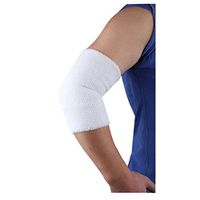 Kylin Express Sports Protective Elastic Elbow Pad Support Sleeve Brace - White