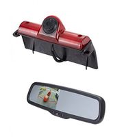 EchoMaster GMK3R 2003-2016 Chevy Express and GMC Savannah CAMERA KIT - Backup Camera and Rearview mirror with built in monitor (PCAM-GM1 and PMM-35-PL)