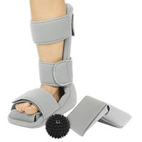 Vive Plantar Fasciitis Night Splint Plus Trigger Point Spike Ball - Soft Leg Brace Support, Orthopedic Sleeping Immobilizer Stretch Boot - Heel Spur, Foot Pain, Achilles Inflammation, Soreness Relief