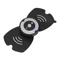 Body Massager, Electric Massager 6 Gears 9 Massage Modes Low Frequency Digital Massage Body Pain Care Mini Massager(Black)
