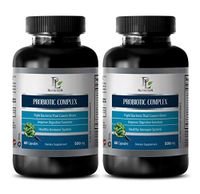 Digestive enzymes Best Seller - PROBIOTIC Complex 500 MG - Improve Digestive Function - probiotic for Men and Women - 2 Bottles 120 Capsules