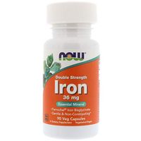 Iron Ferrochel Bisglycinate Double Strength 36 mg 90 Veg Capsules