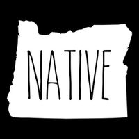 Makarios LLC Oregon Native Cars Trucks Vans Walls Laptop MKR| White |5.5 x 4.25|MKR362